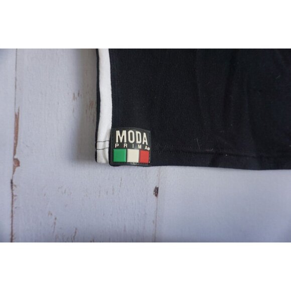 Moda Prima V-Neck Cropped Shirt, Size M - Picture 2 of 5